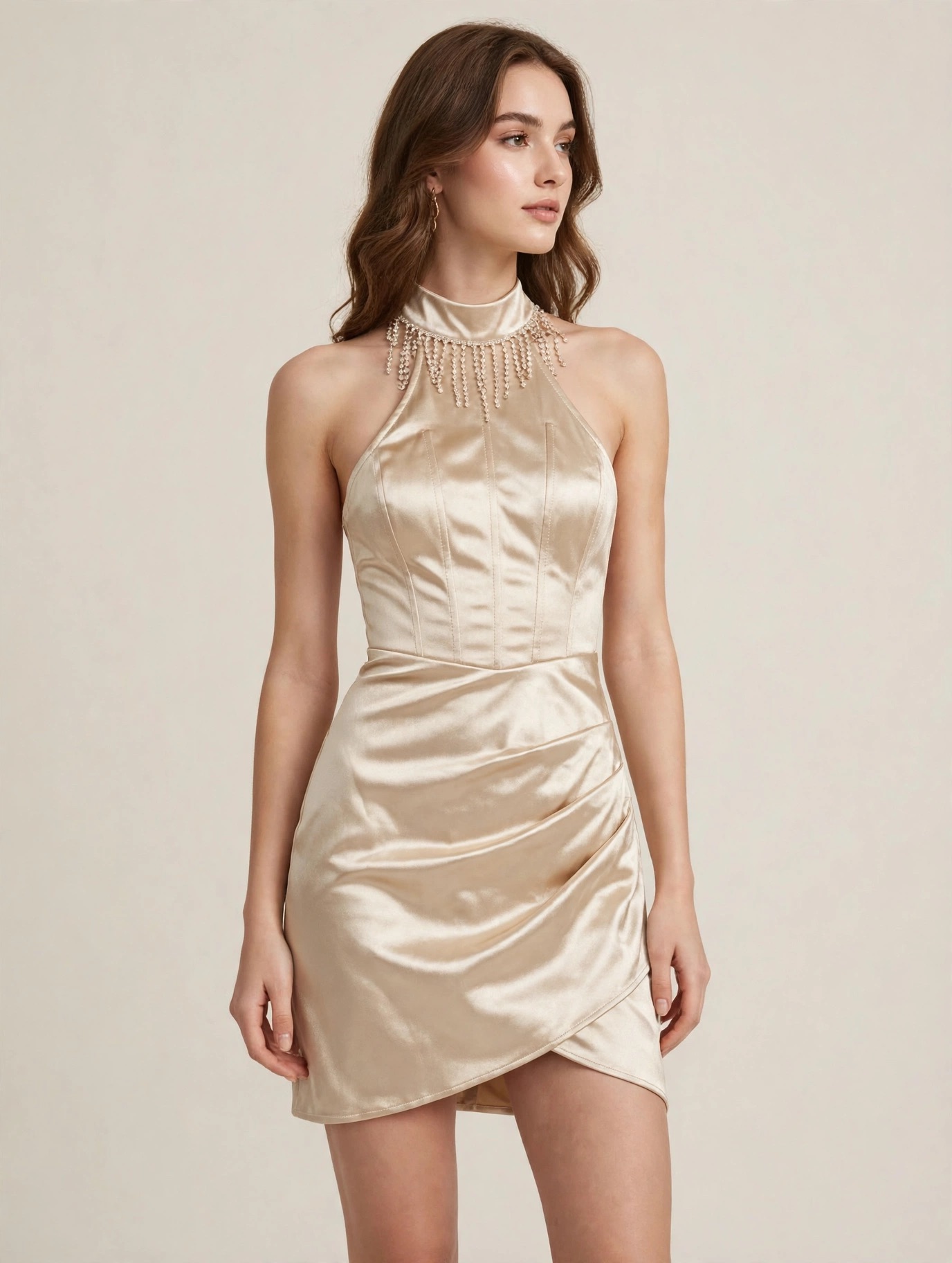 Champagne Mini Dress