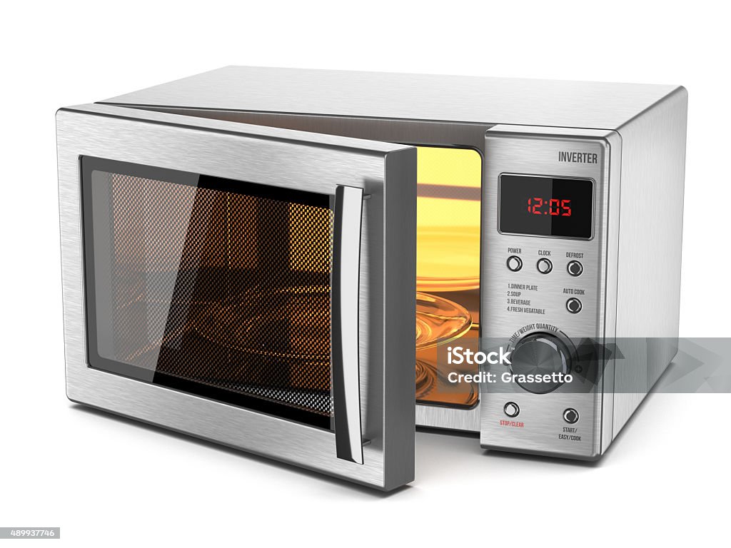 Severin Microwave, Grill 900W, 20L, 9 power levels, Timer 30 min, Removable turntable (Ø24,5 cm), Stainless steel/Black, MW7771