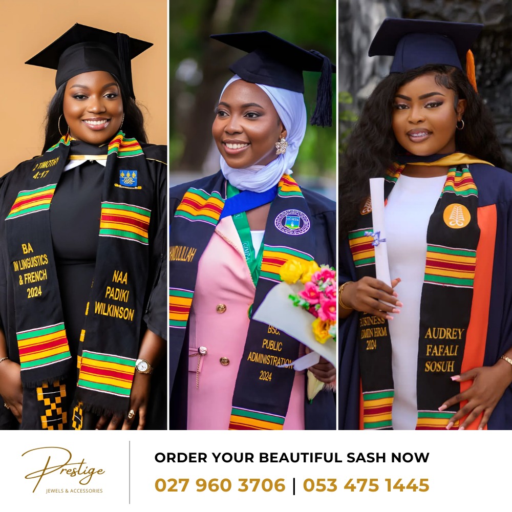 Customised Kente Sashes