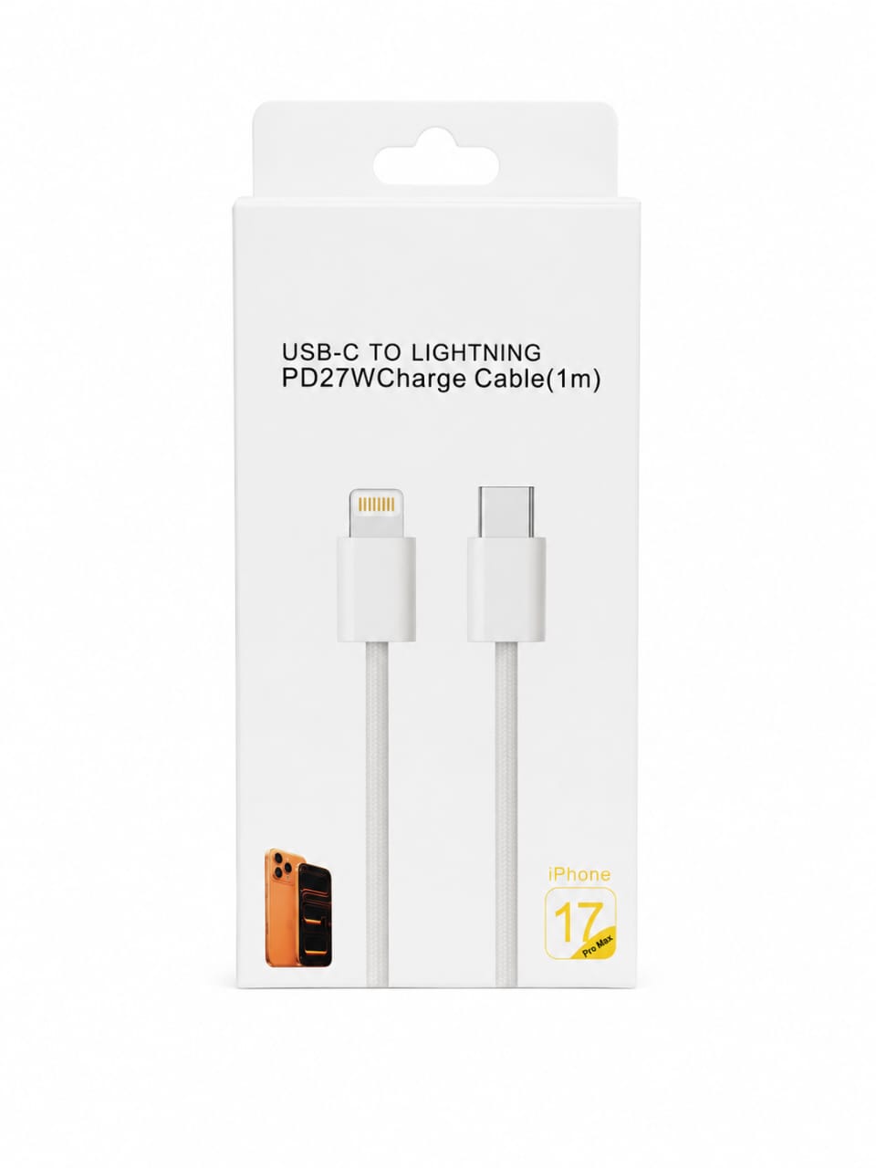 27W USB-C TO LIGHTNING IP17 Pro Max
