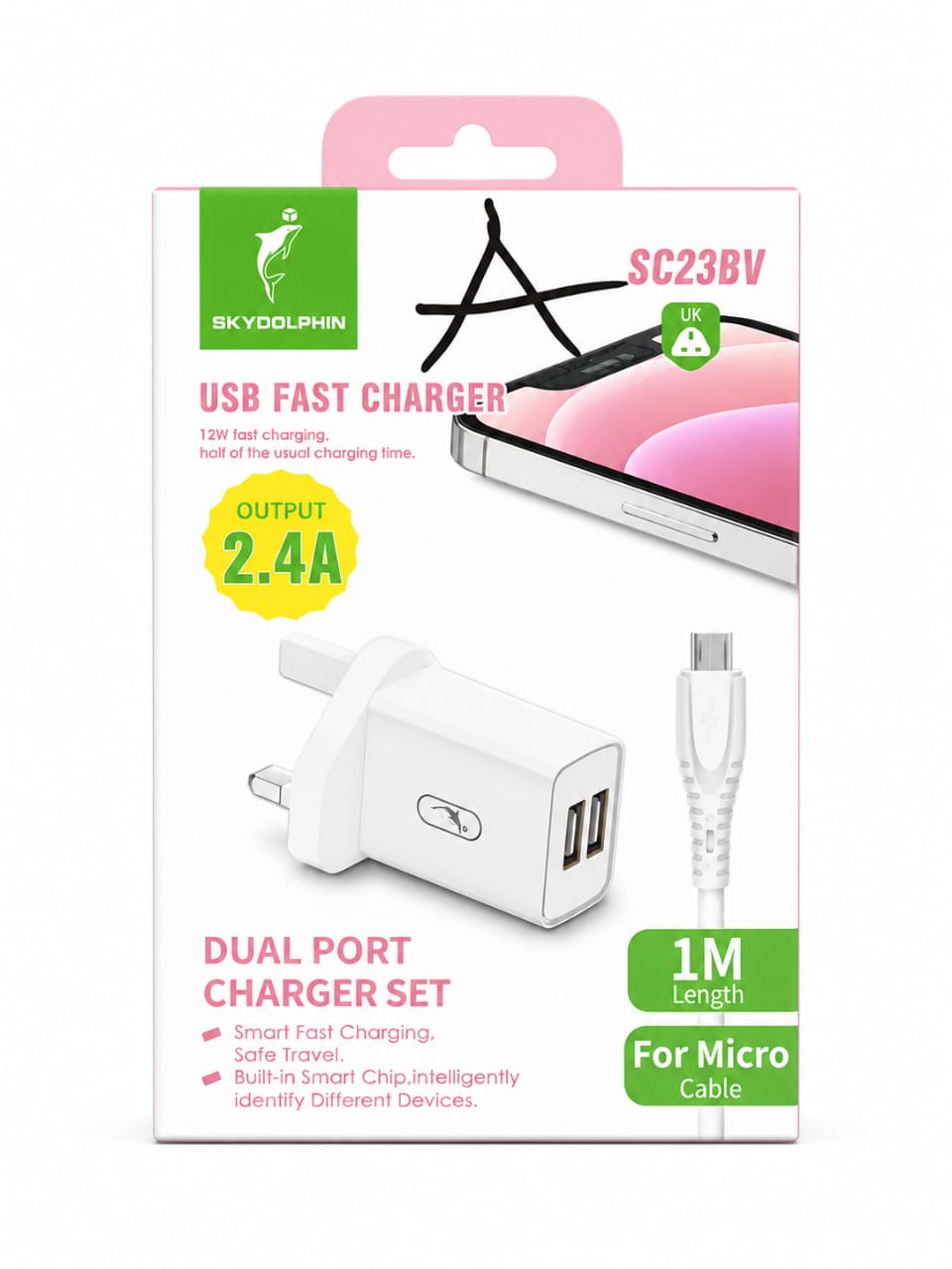 SKYDOLPHIN 12W Fast Charger